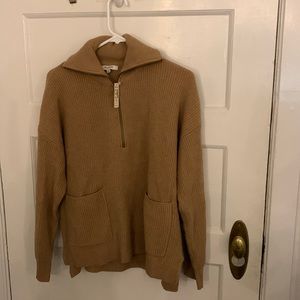 Madewell quarter zip | M |